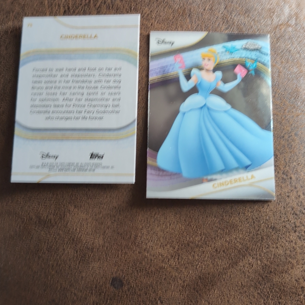1$ Add On⭐Cinderella 2025 Topps Chrome Disney base card